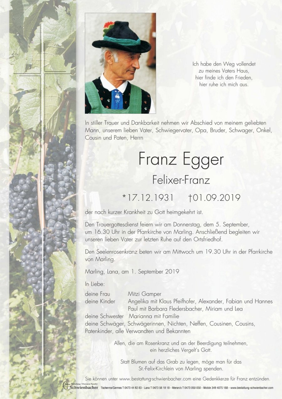 Parte: Franz Egger