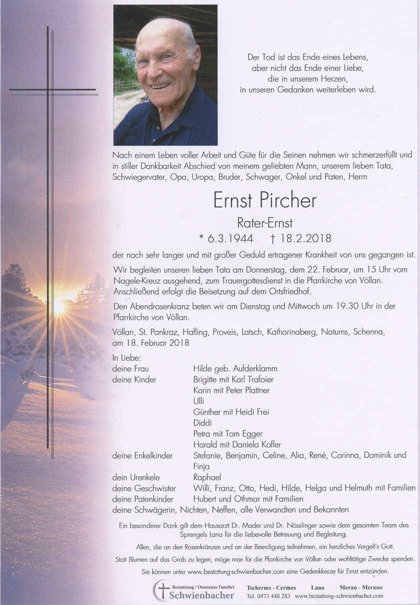 Parte: Ernst Pircher 