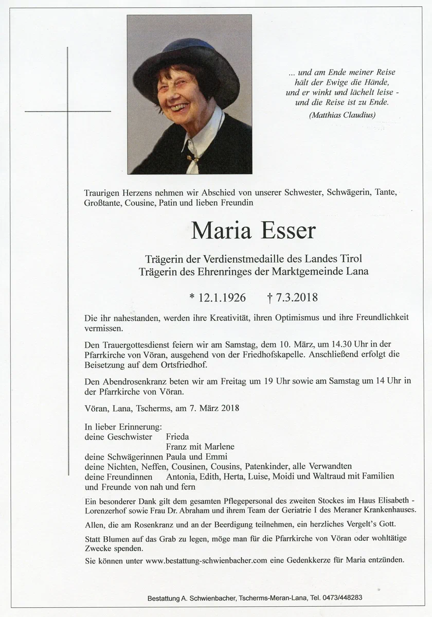 Parte: Maria Esser 