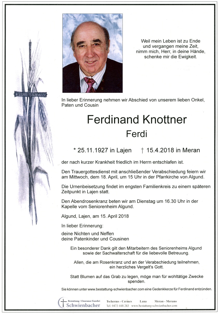 Parte: Ferdinand Knottner 