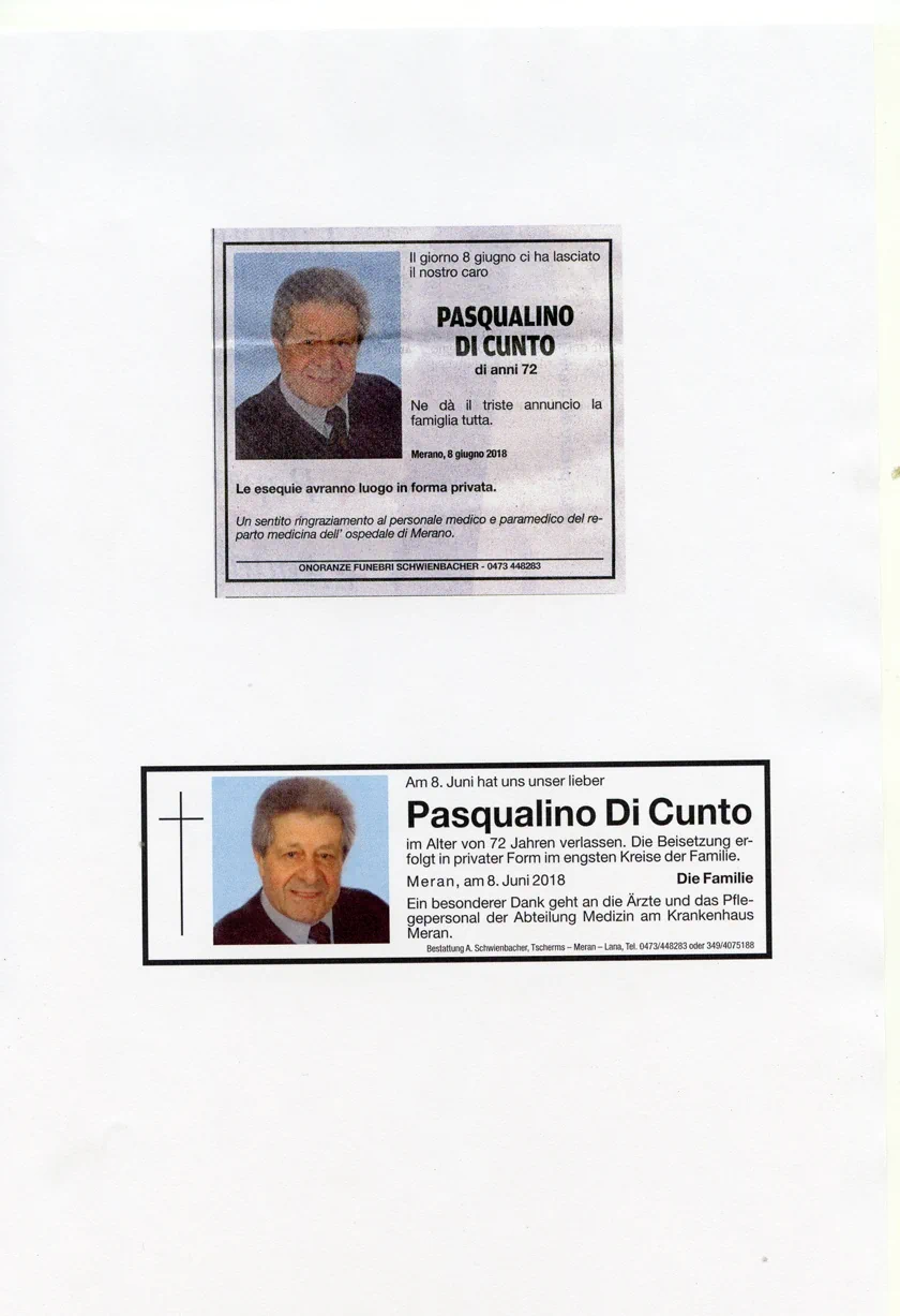 Medien: Pasqualino Di Cunto