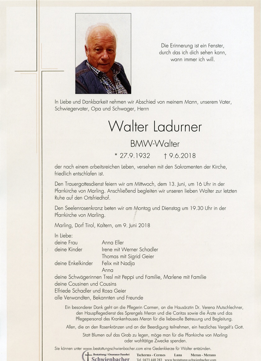 Parte: Walter Ladurner 