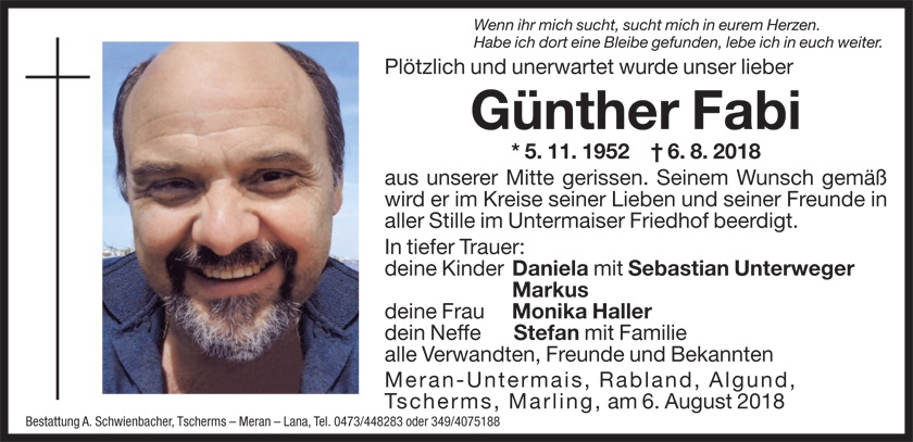 Medien: Günther Fabi