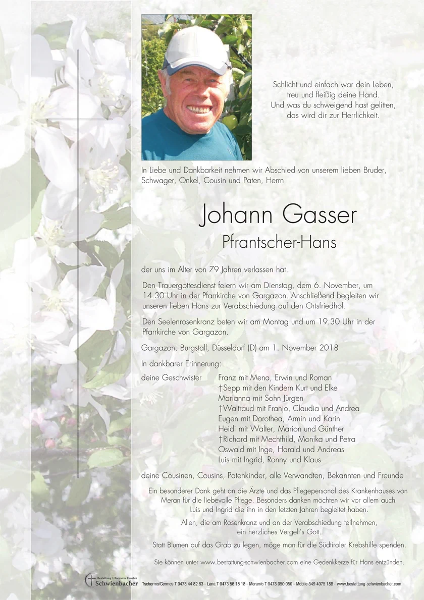 Parte: Johann Gasser 