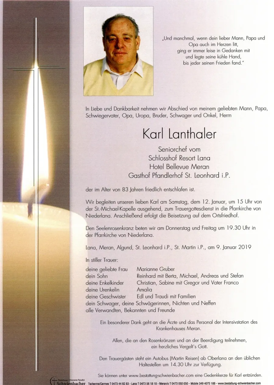 Parte: Karl Lanthaler