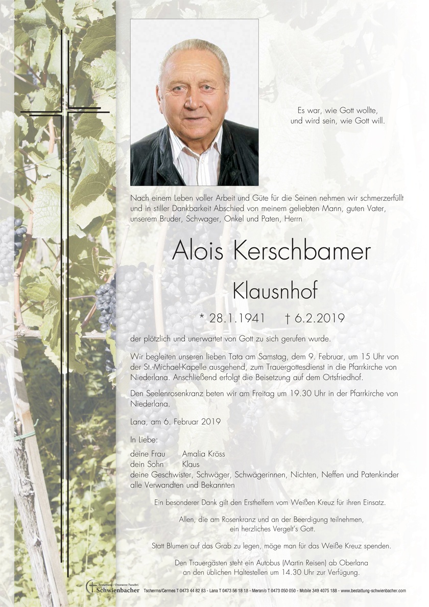Parte: Alois Kerschbamer 