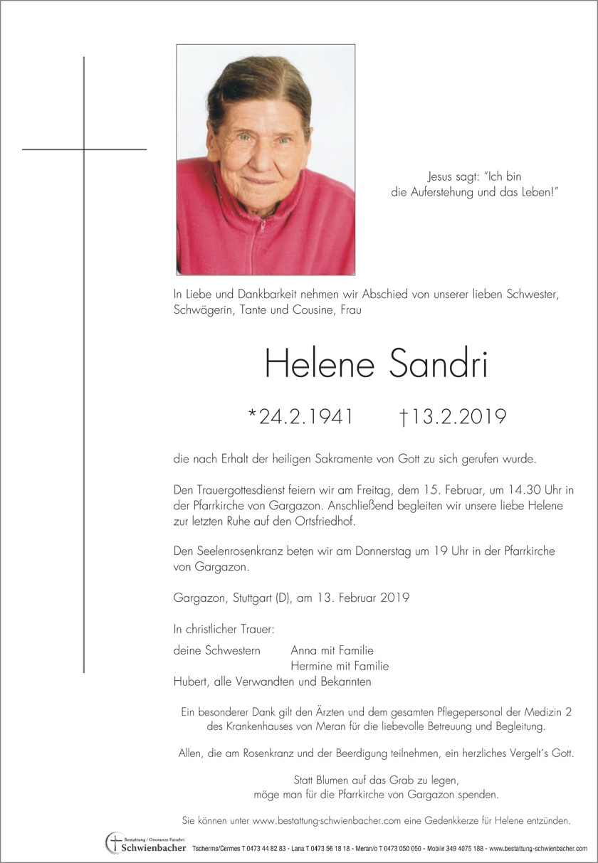 Parte: Helene Sandri 