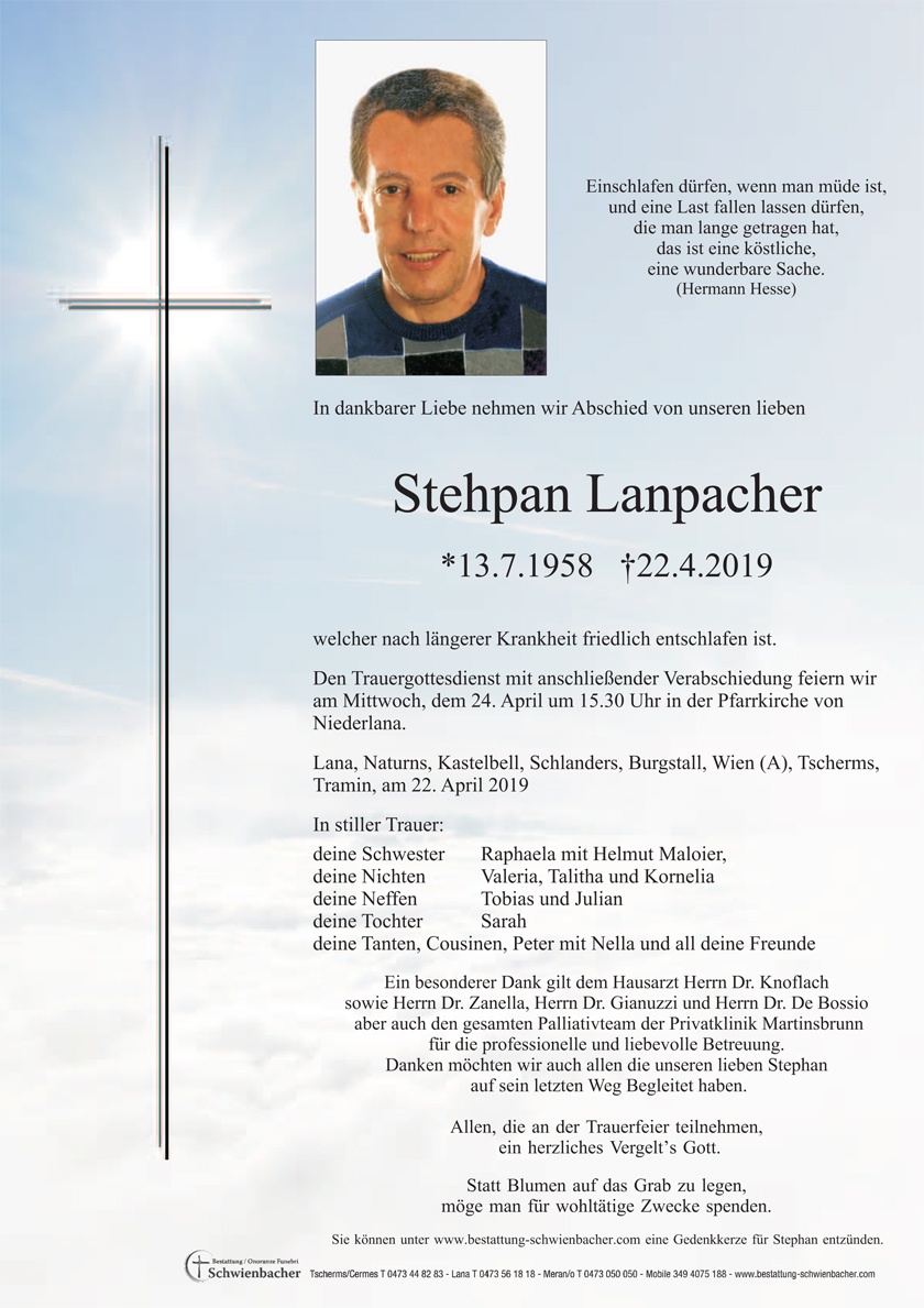 Parte: Stephan Lanpacher 