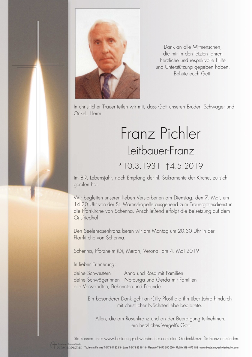 Parte: Franz Pichler 