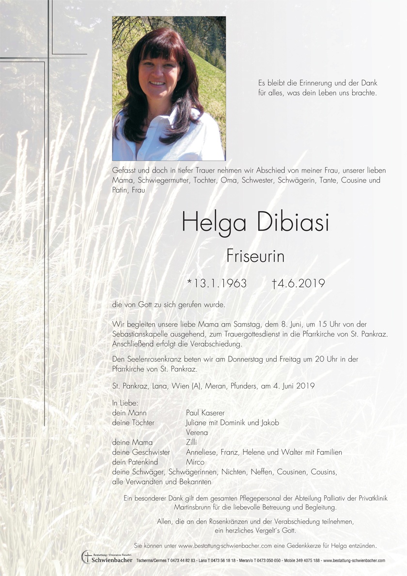 Parte: Helga Dibiasi 