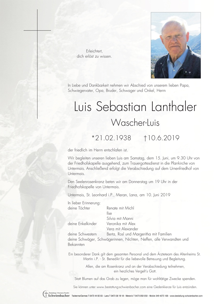 Parte: Luis Sebastian Lanthaler 