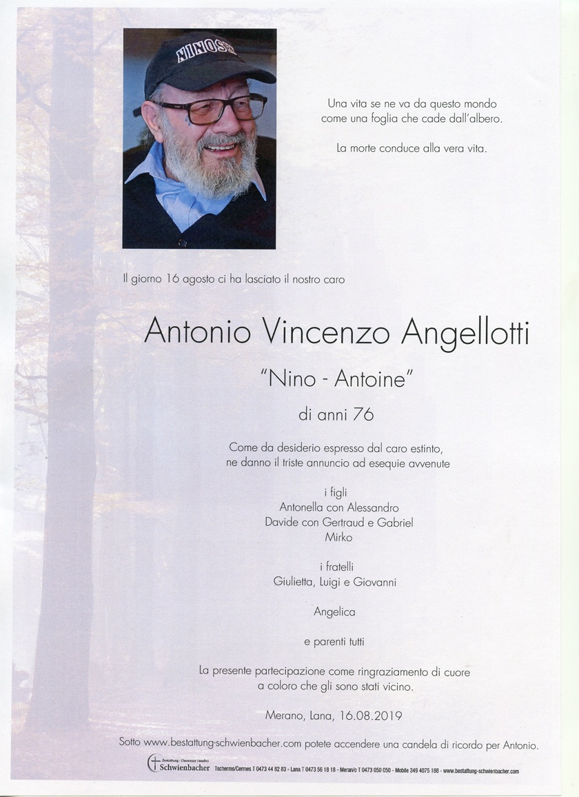 Parte: Antonio Vincenzo Angellotti 