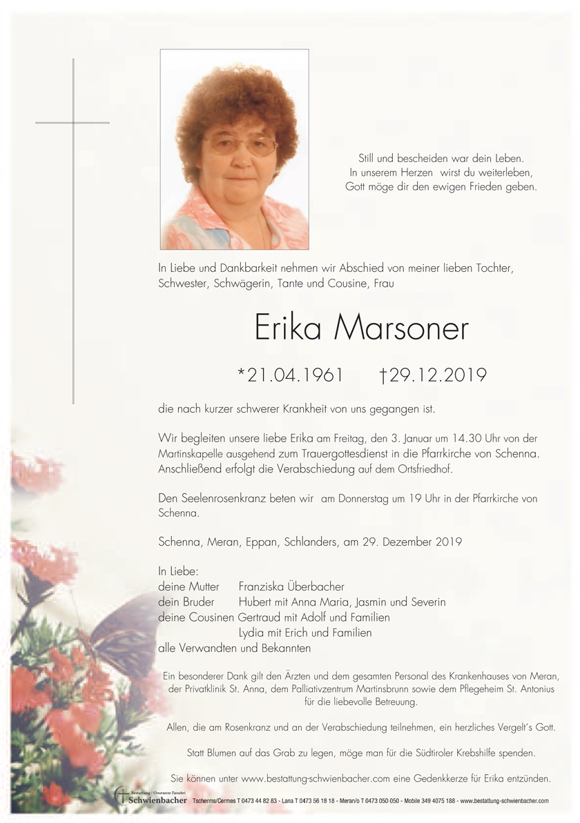 Parte: Erika Marsoner 