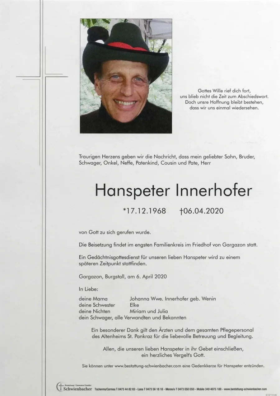 Parte: Hanspeter Innerhofer