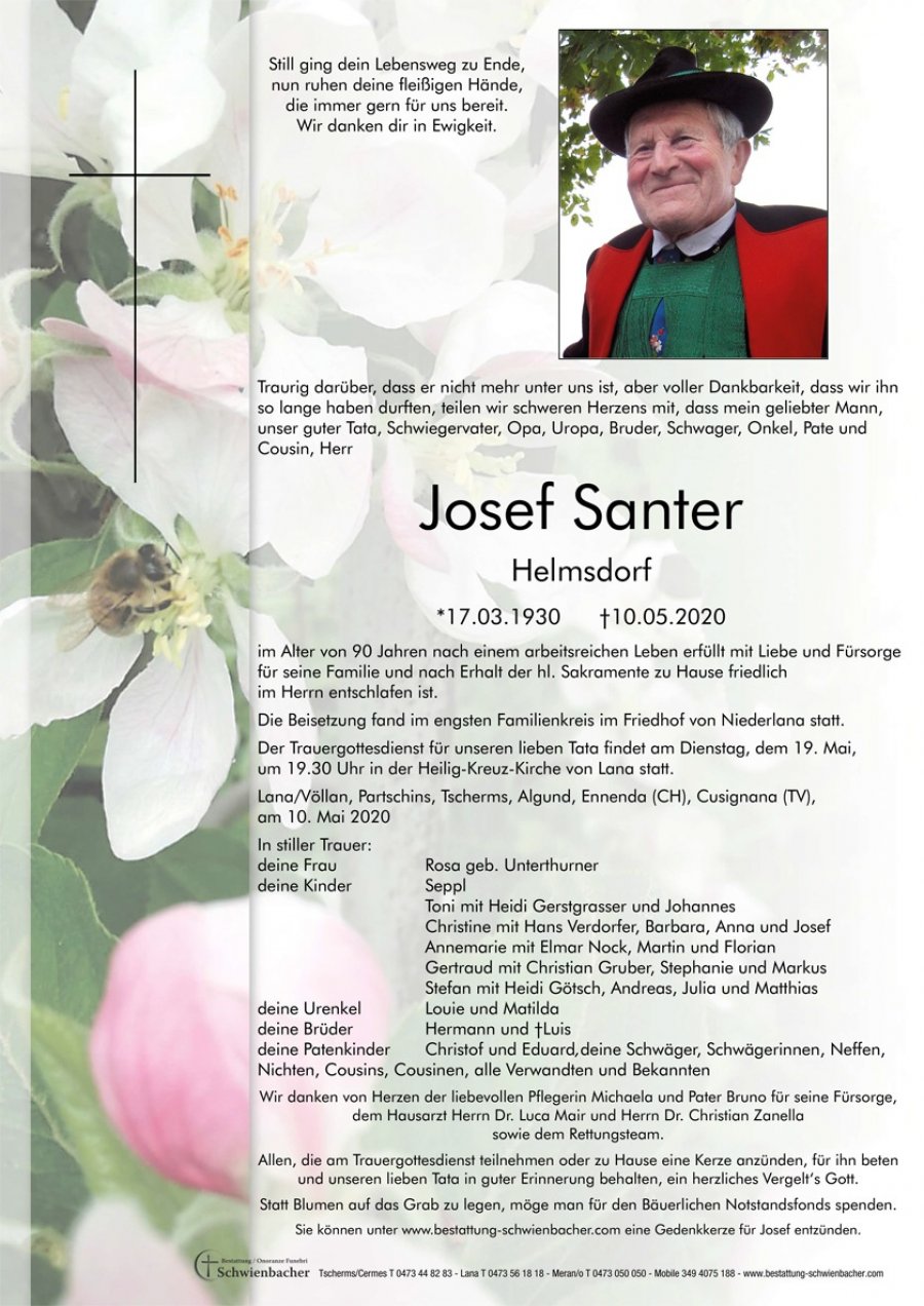 Parte: Josef Santer