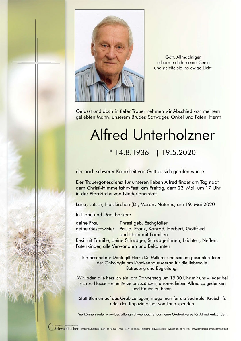 Parte: Alfred Unterholzner 