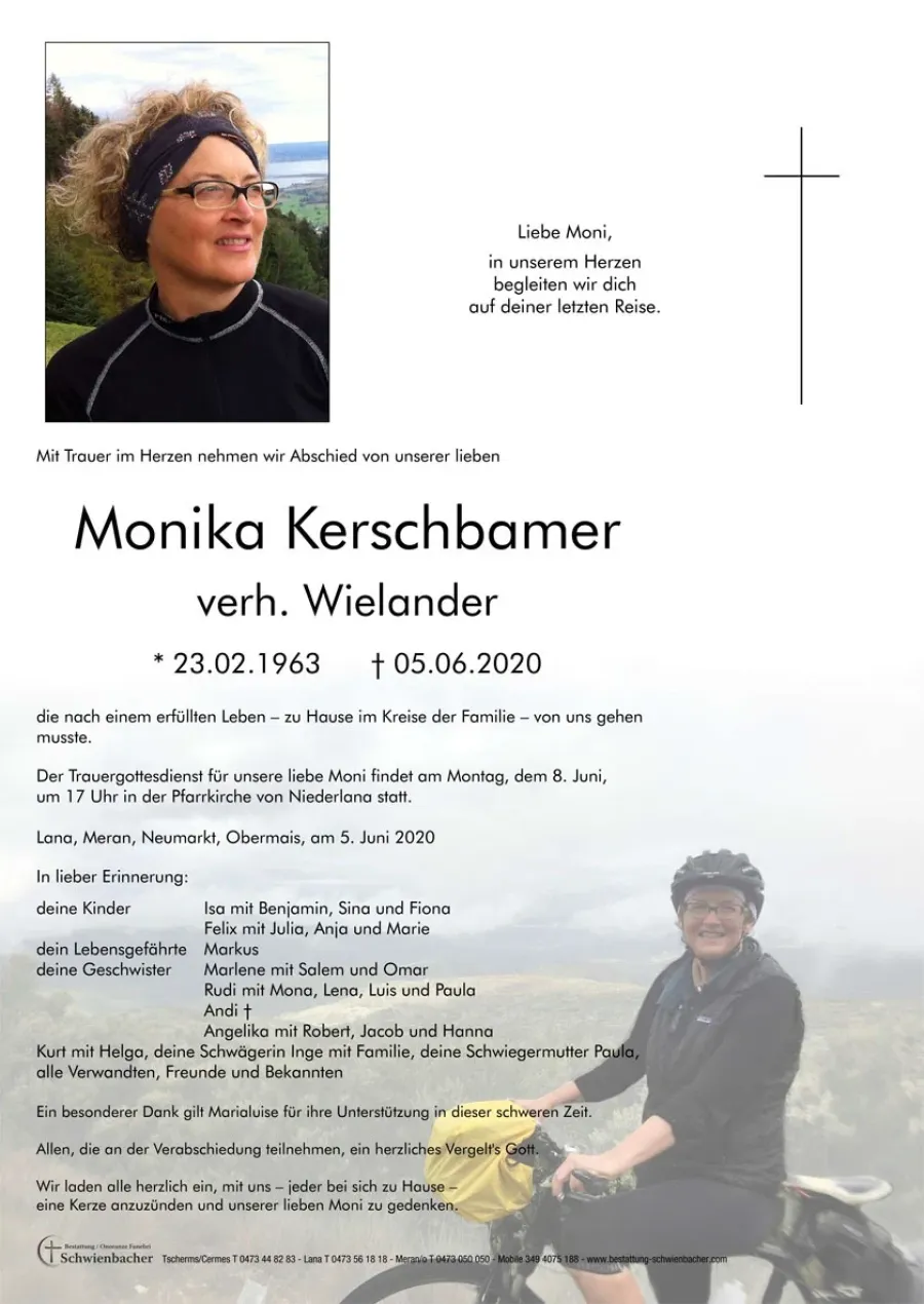 Parte: Monika Kerschbamer verh. Wielander