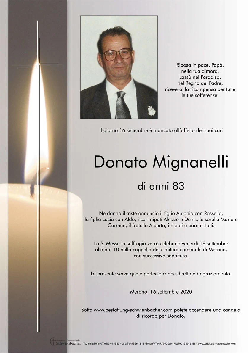 Parte: Donato Mignanelli 