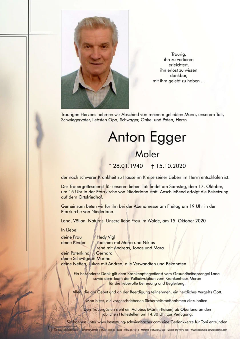 Parte: Anton Egger 