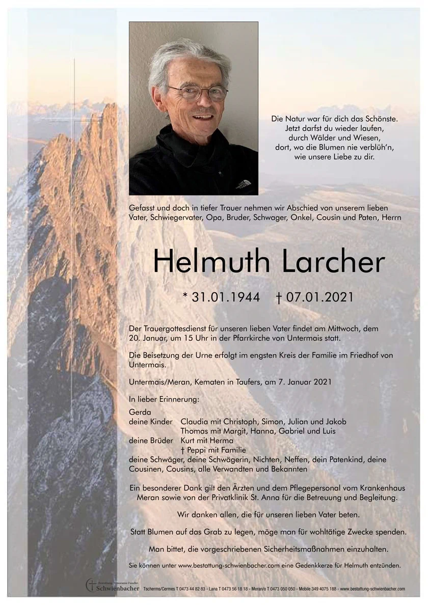 Parte: Helmuth Larcher 