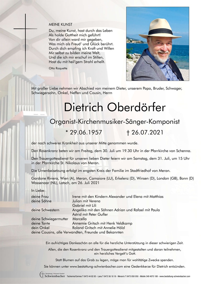 Parte: Dietrich Oberdörfer 