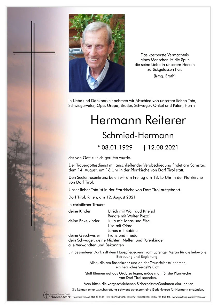 Parte: Hermann Reiterer 