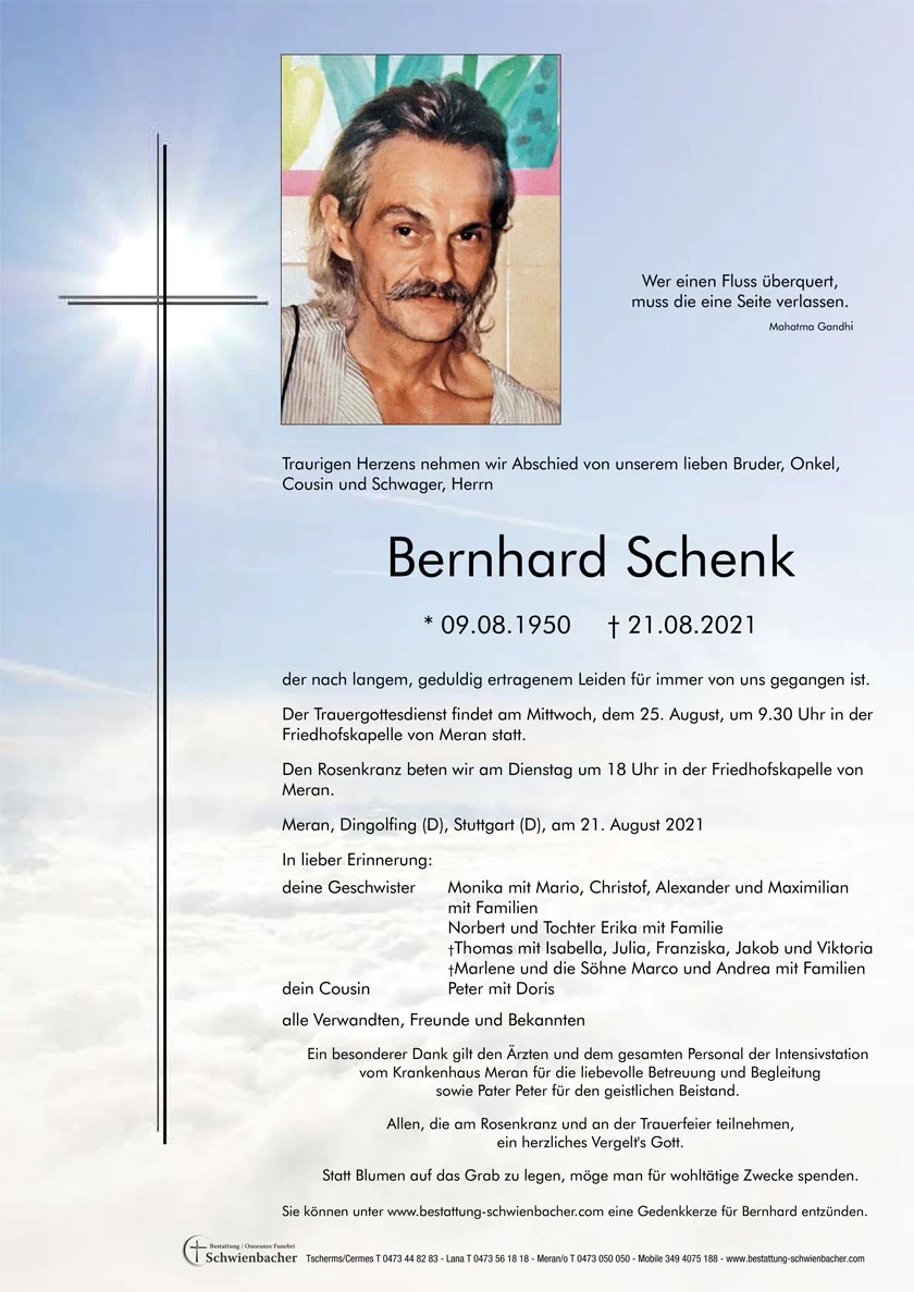 Parte: Bernhard Schenk 
