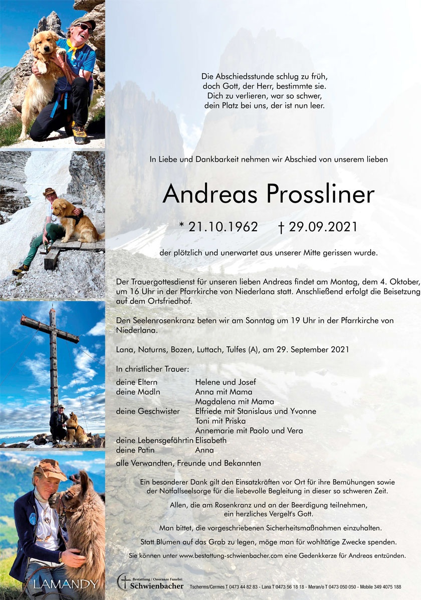 Parte: Andreas Prossliner 