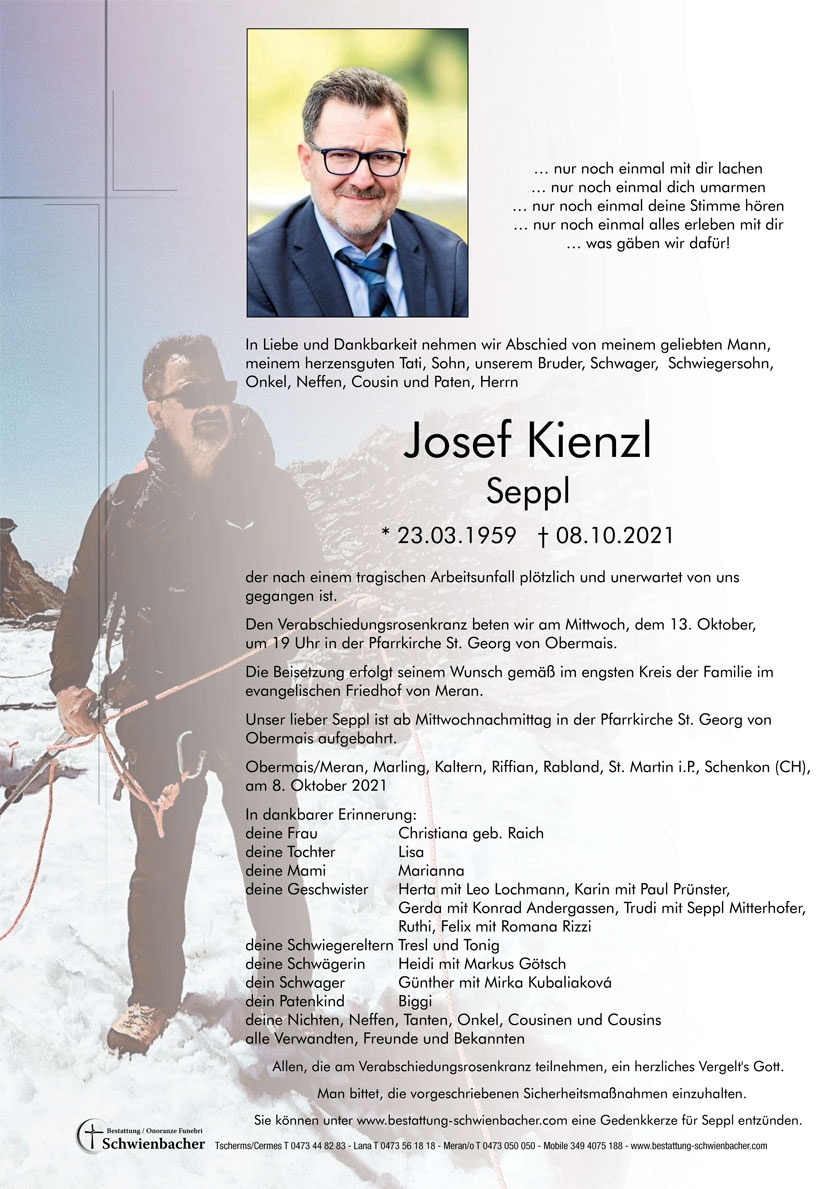 Parte: Josef Kienzl 