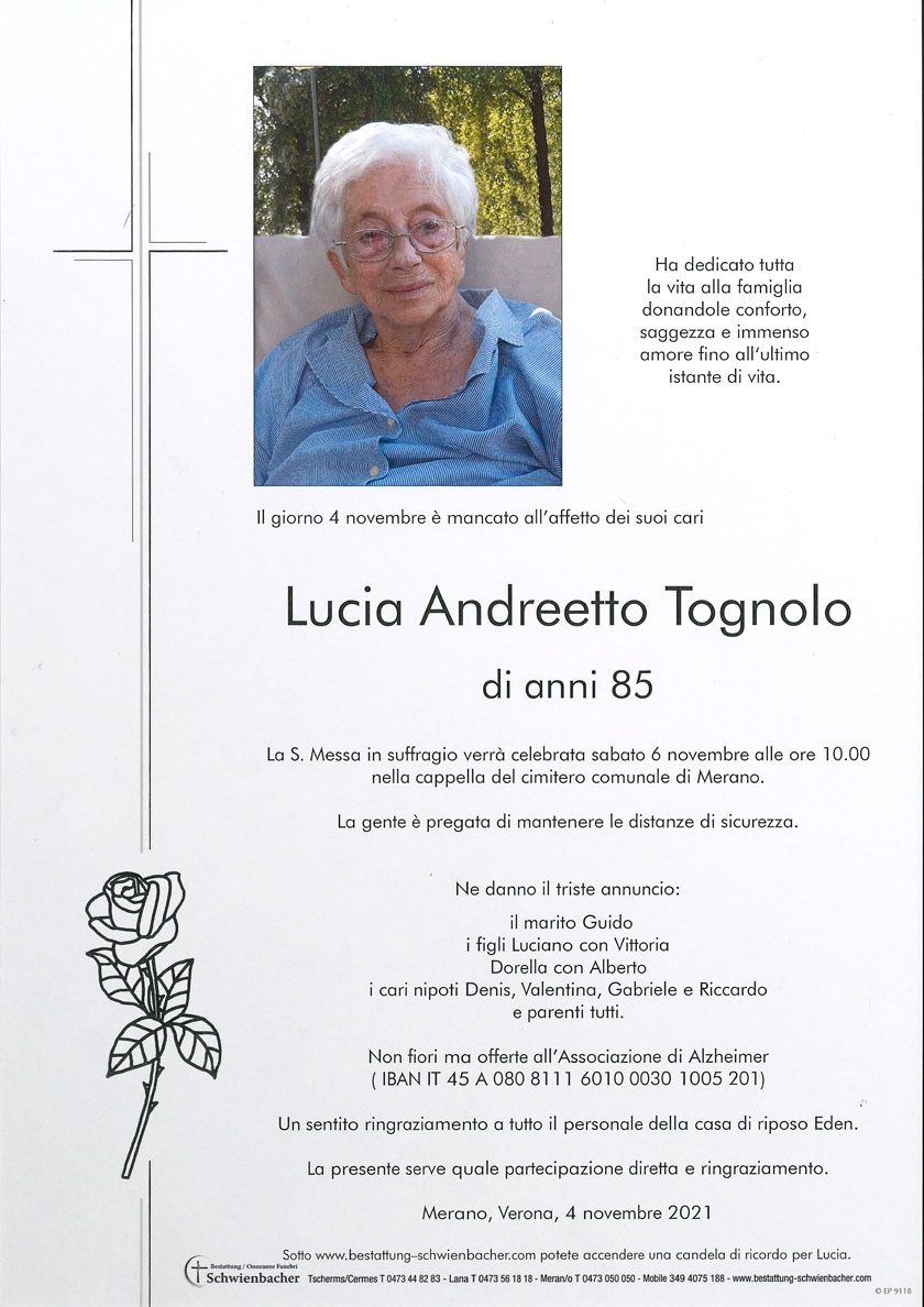 Parte: Lucia Andreetto Tognolo 