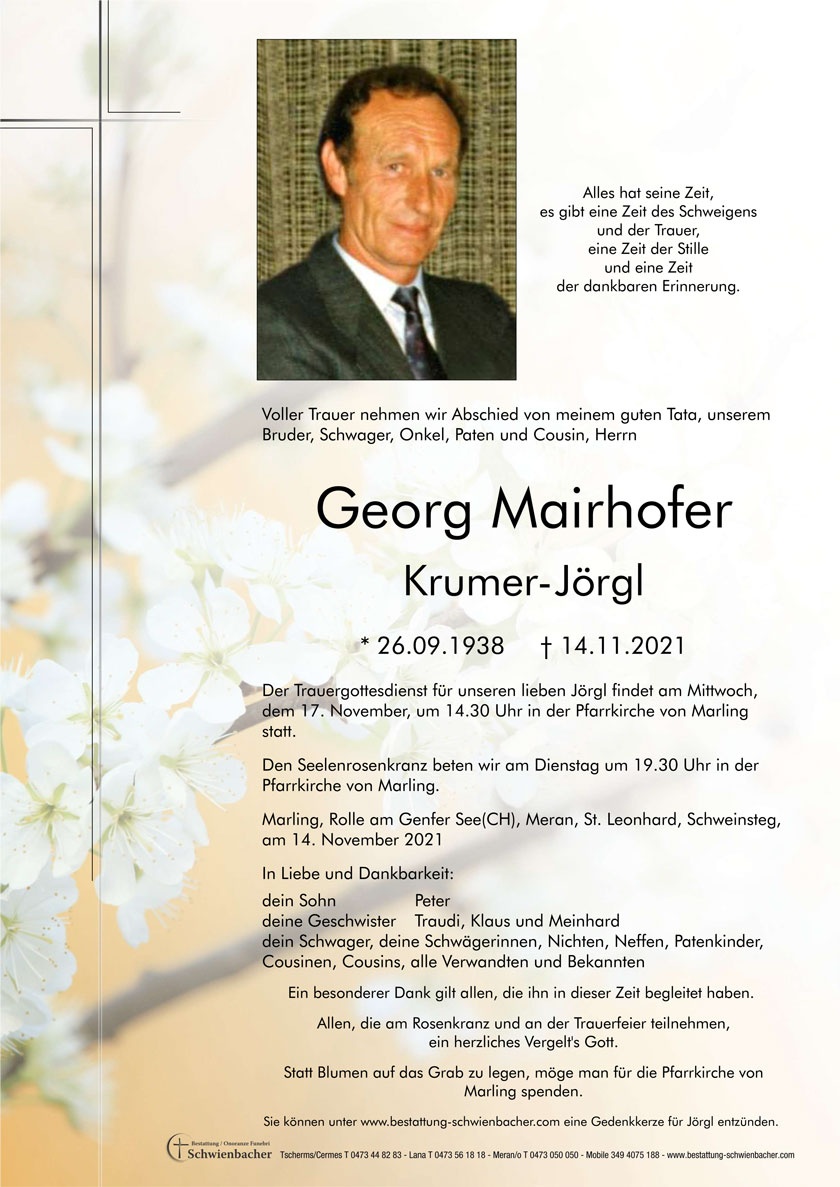 Parte: Georg Mairhofer 
