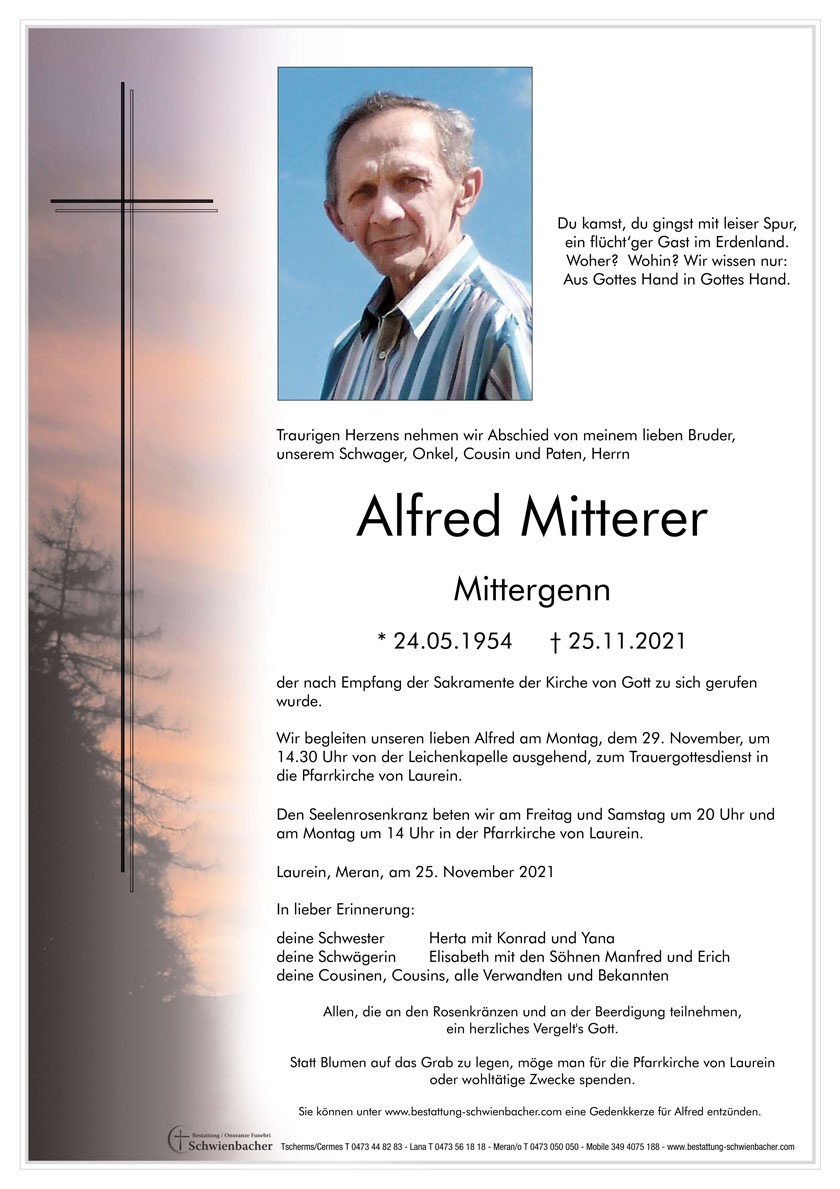 Parte: Alfred Mitterer 