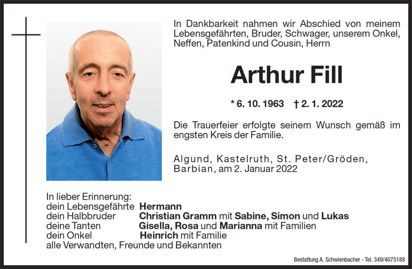 Medien: Arthur Fill