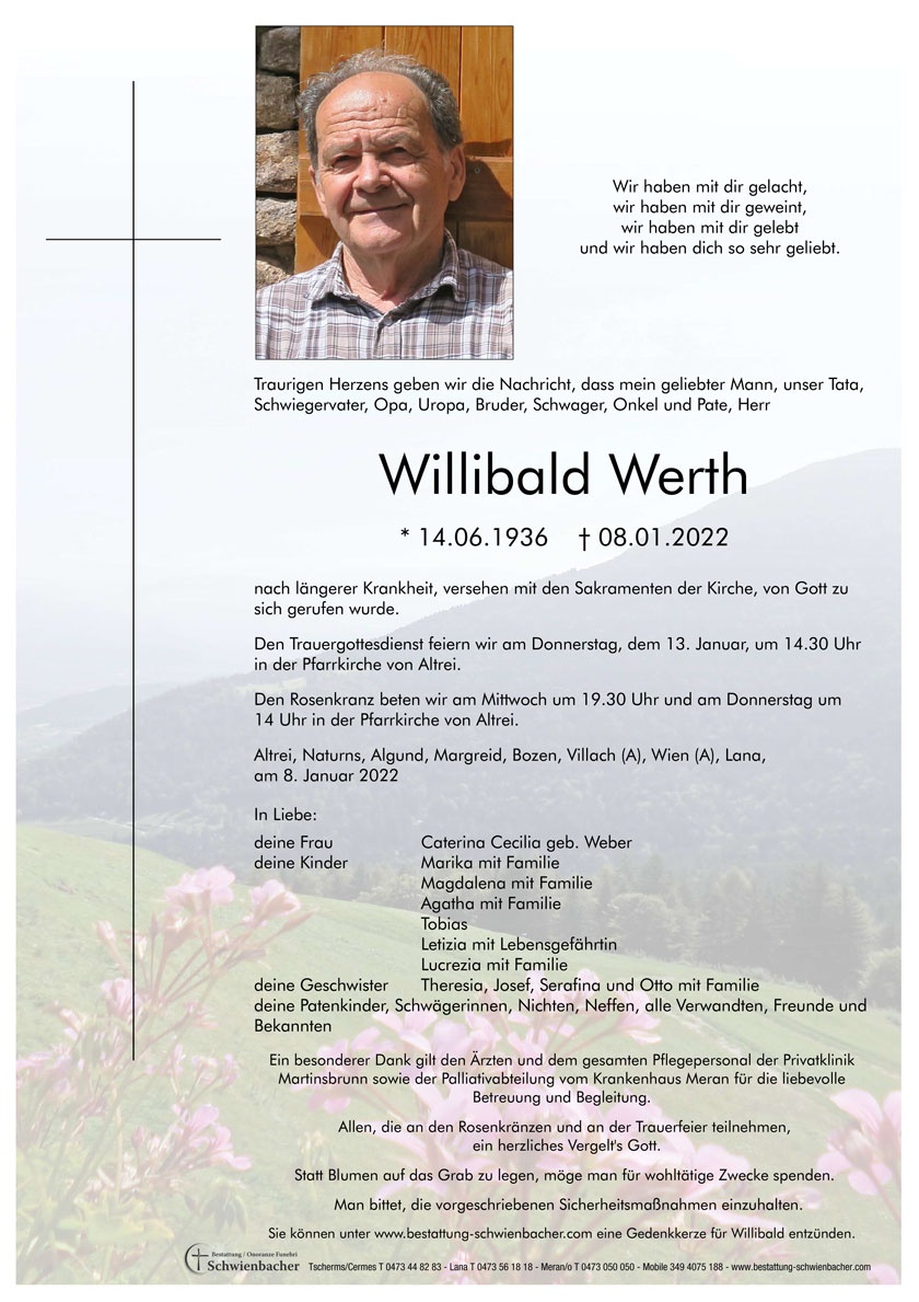 Parte: Willibald Werth 