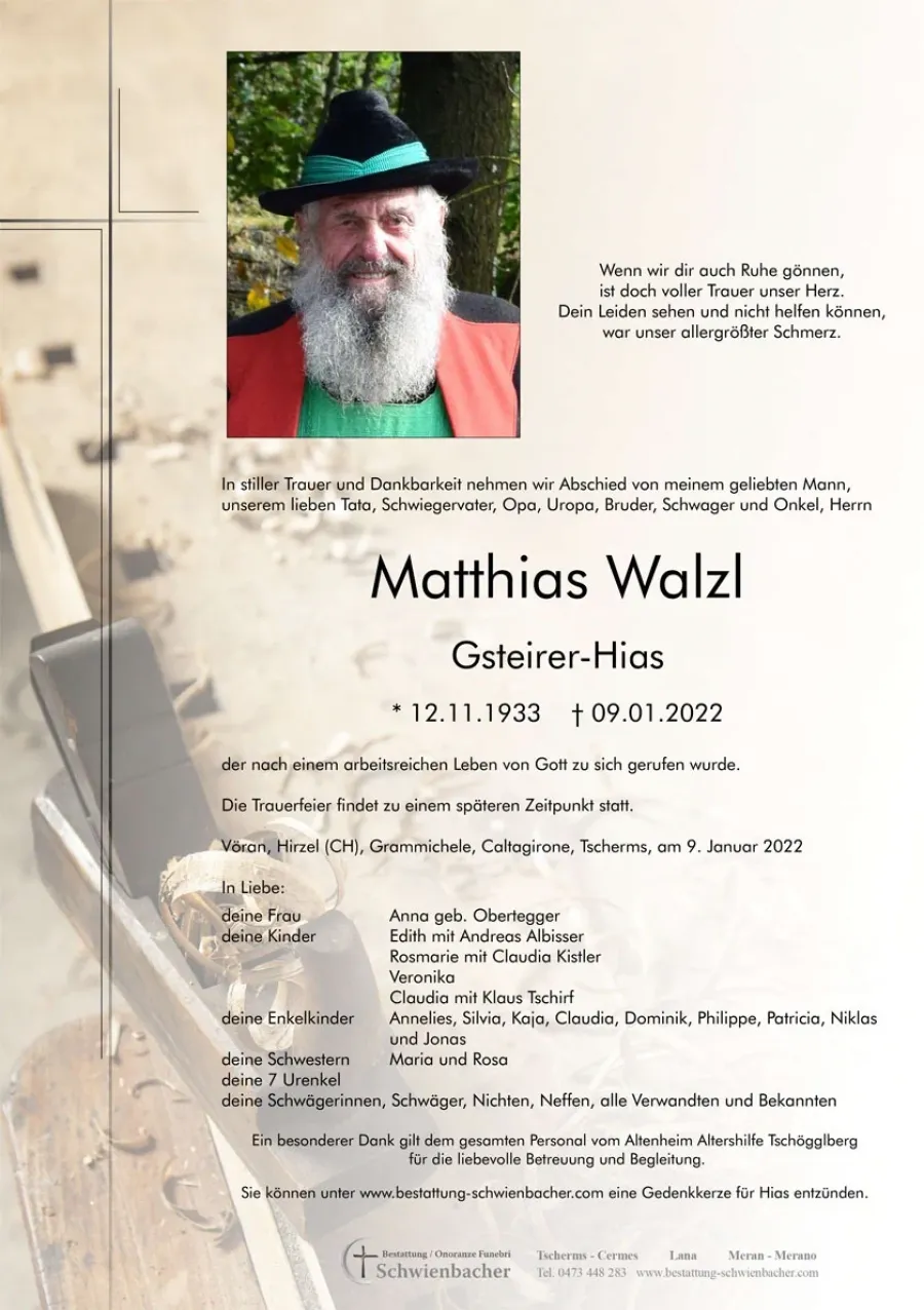 Parte: Matthias Walzl