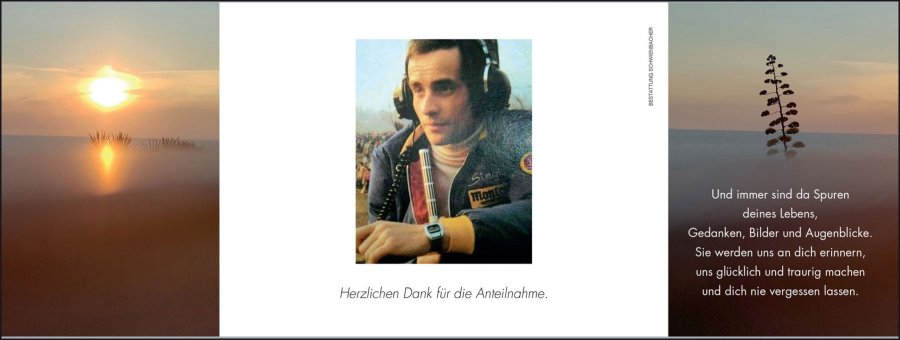 Sterbebild: Siegi Alber