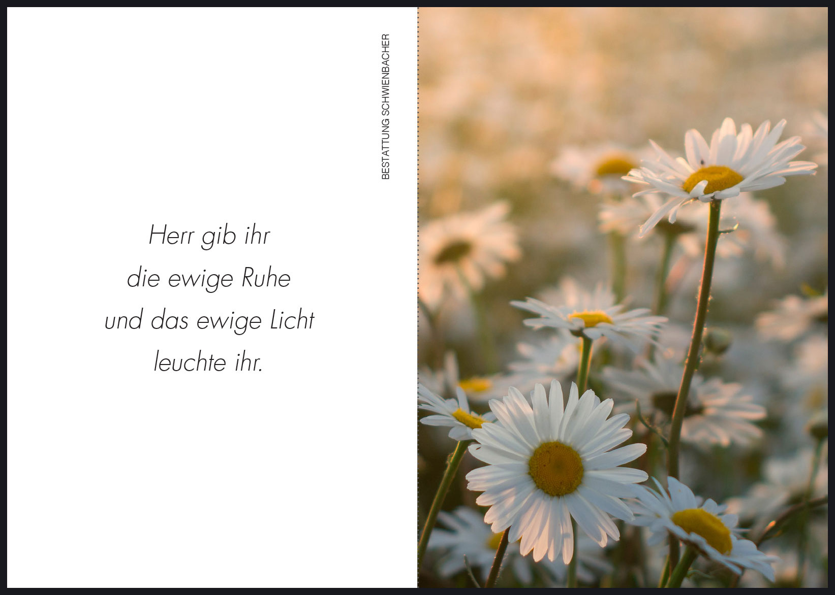 Sterbebild: Serafina Werth