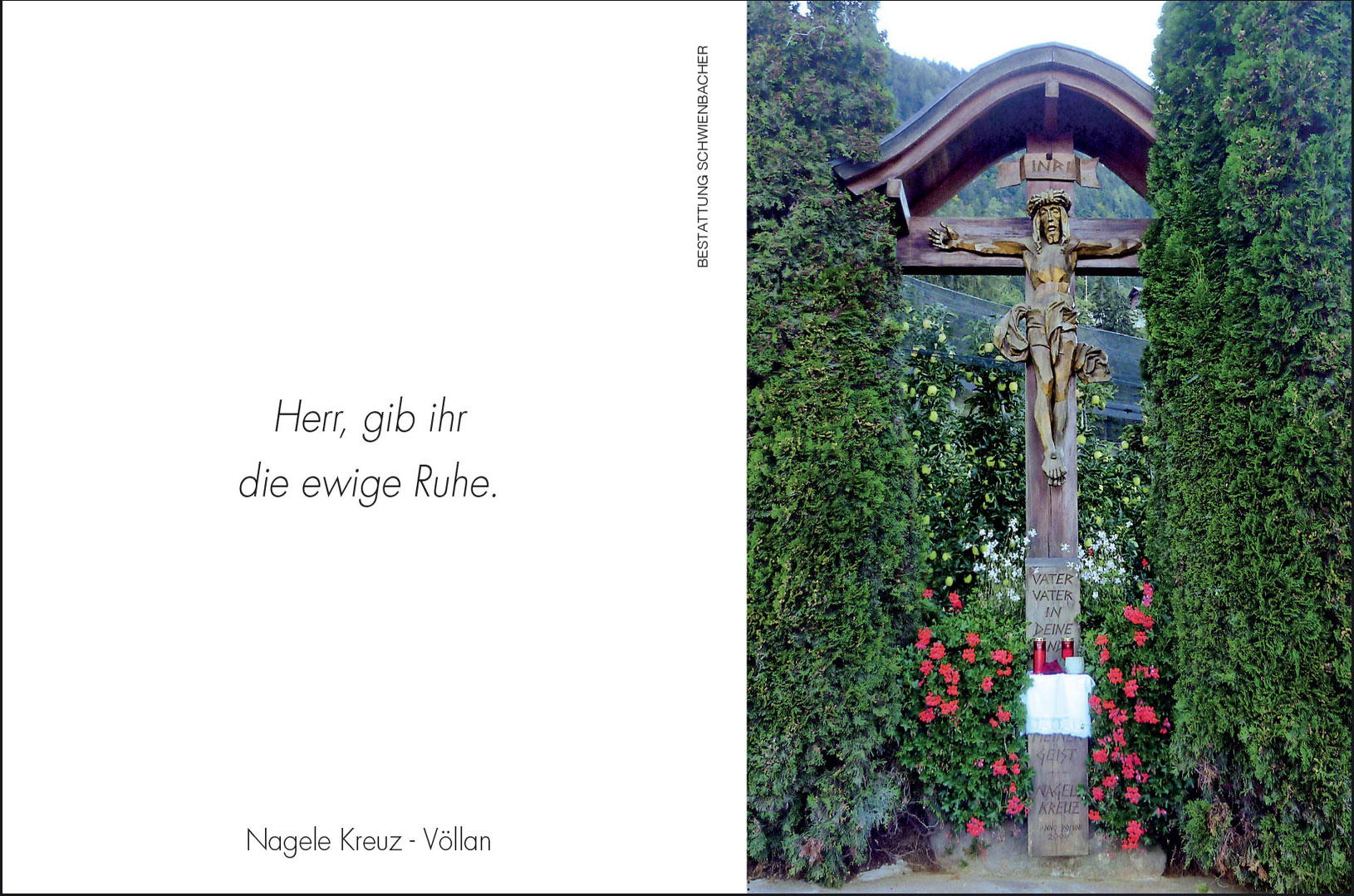 Sterbebild: Paula Wwe. Windegger geb. Aufderklamm