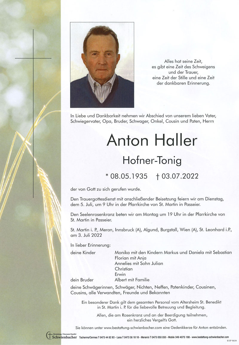 Parte: Anton Haller 