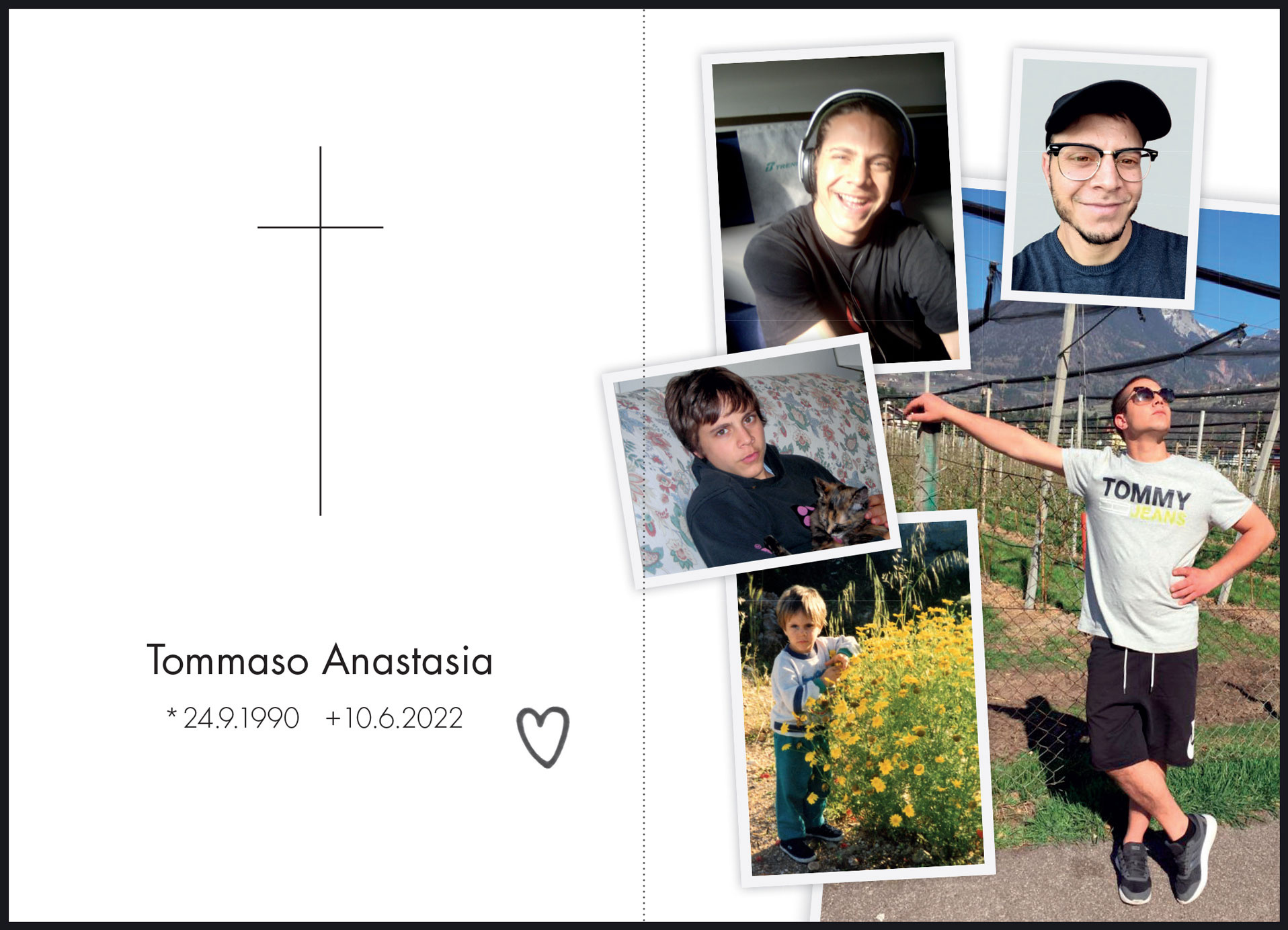 Sterbebild: Tommaso Anastasia