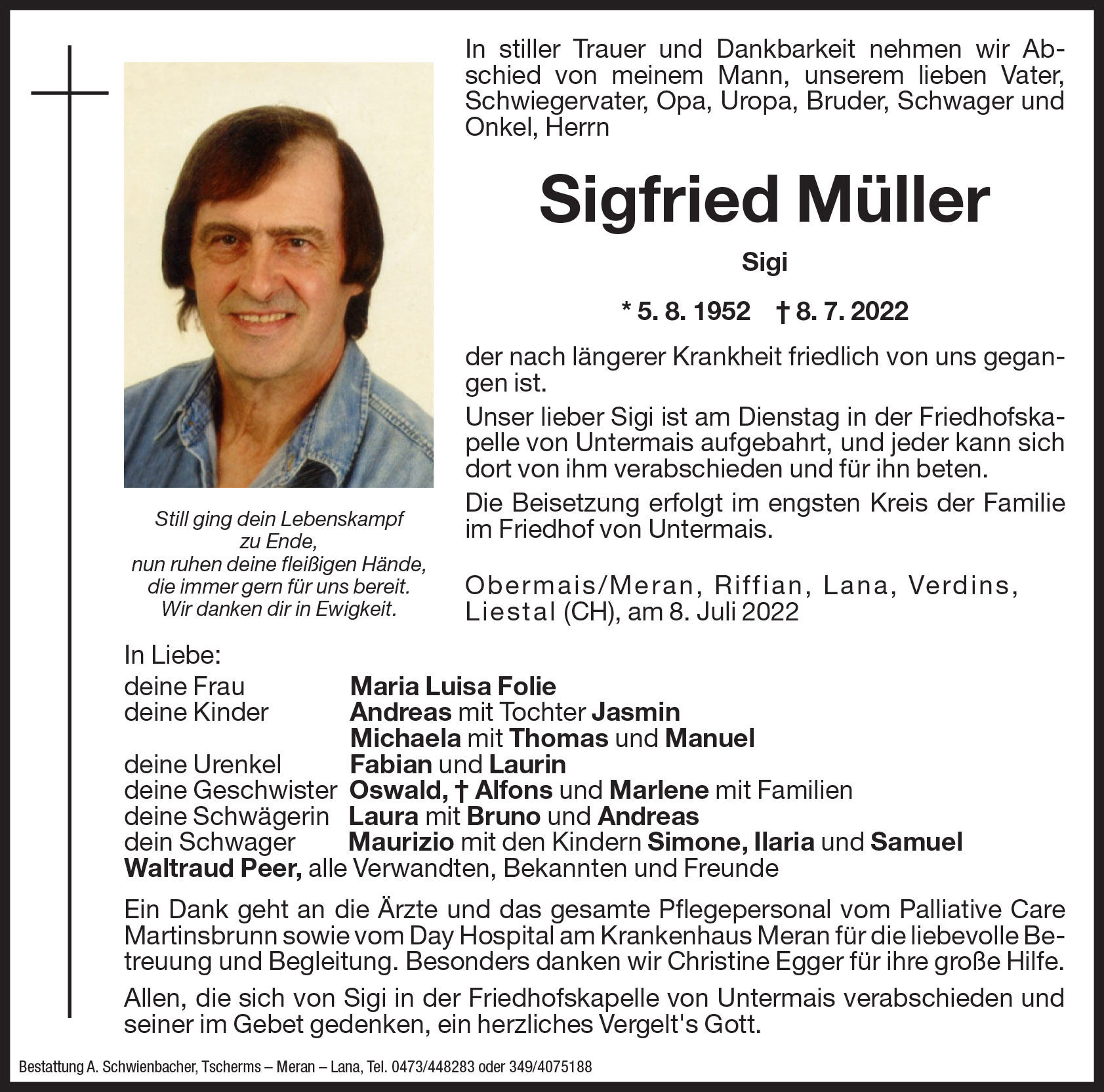 Medien: Sigfried Müller