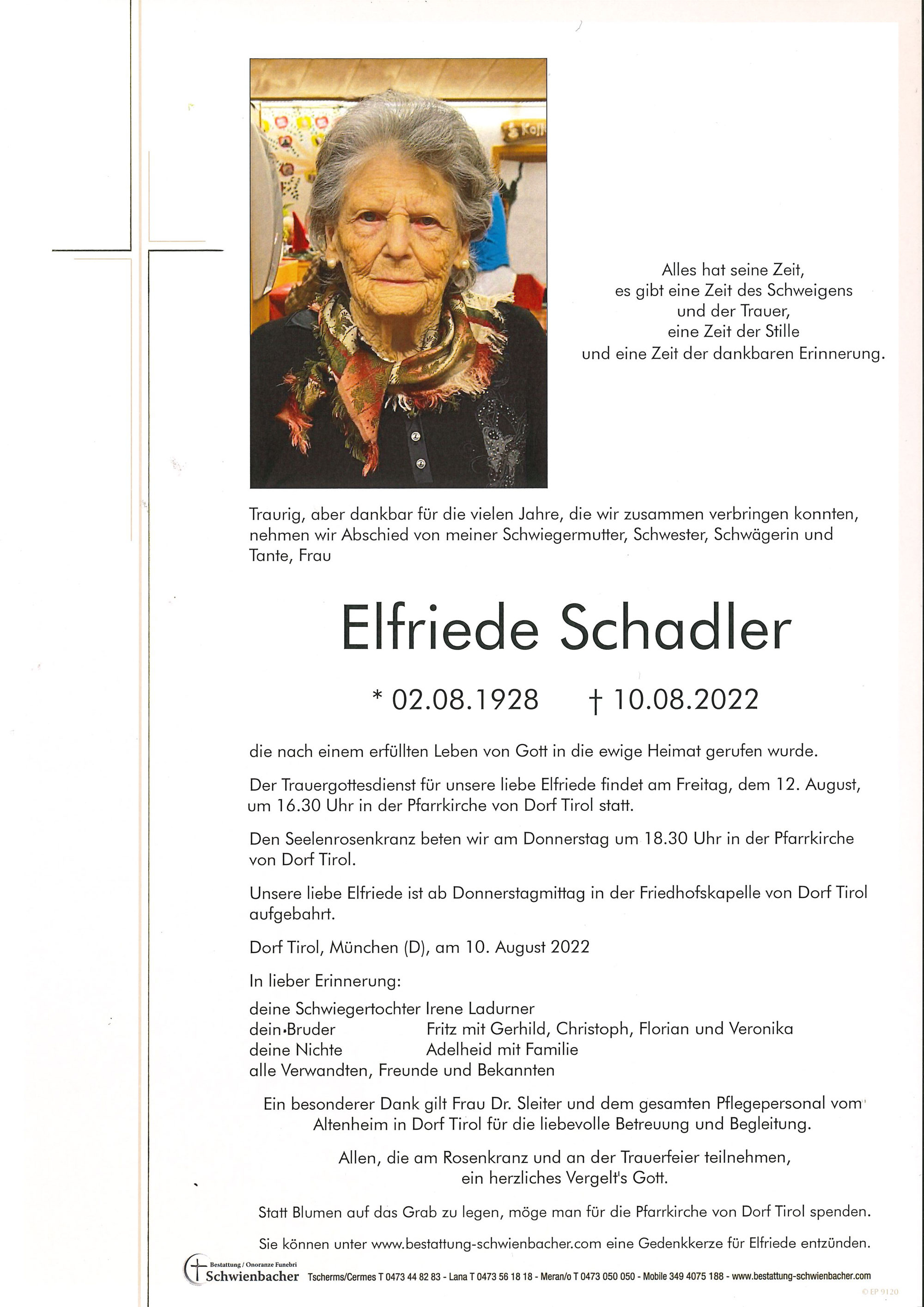 Parte: Elfriede Schadler 