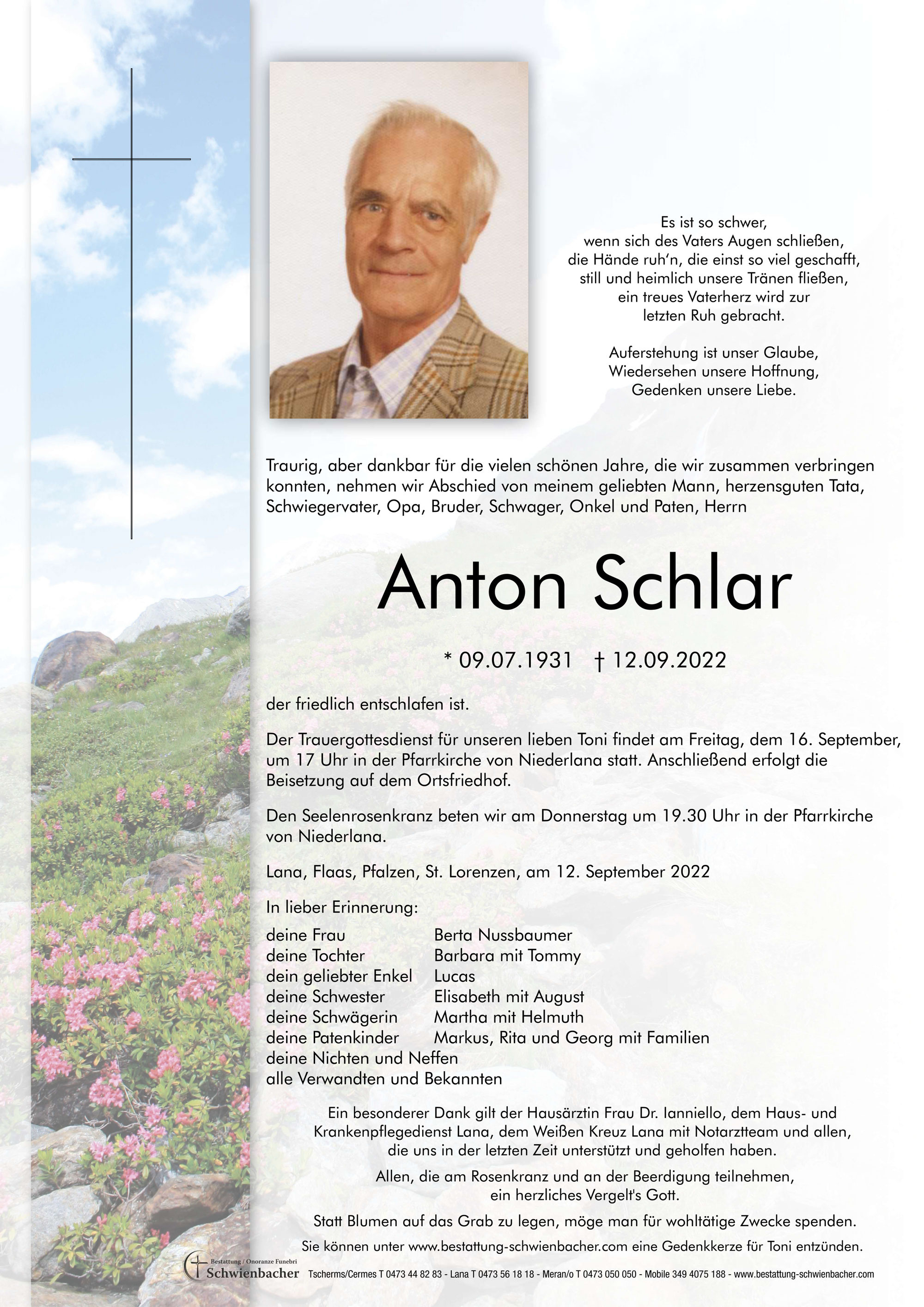 Parte: Anton Schlar 