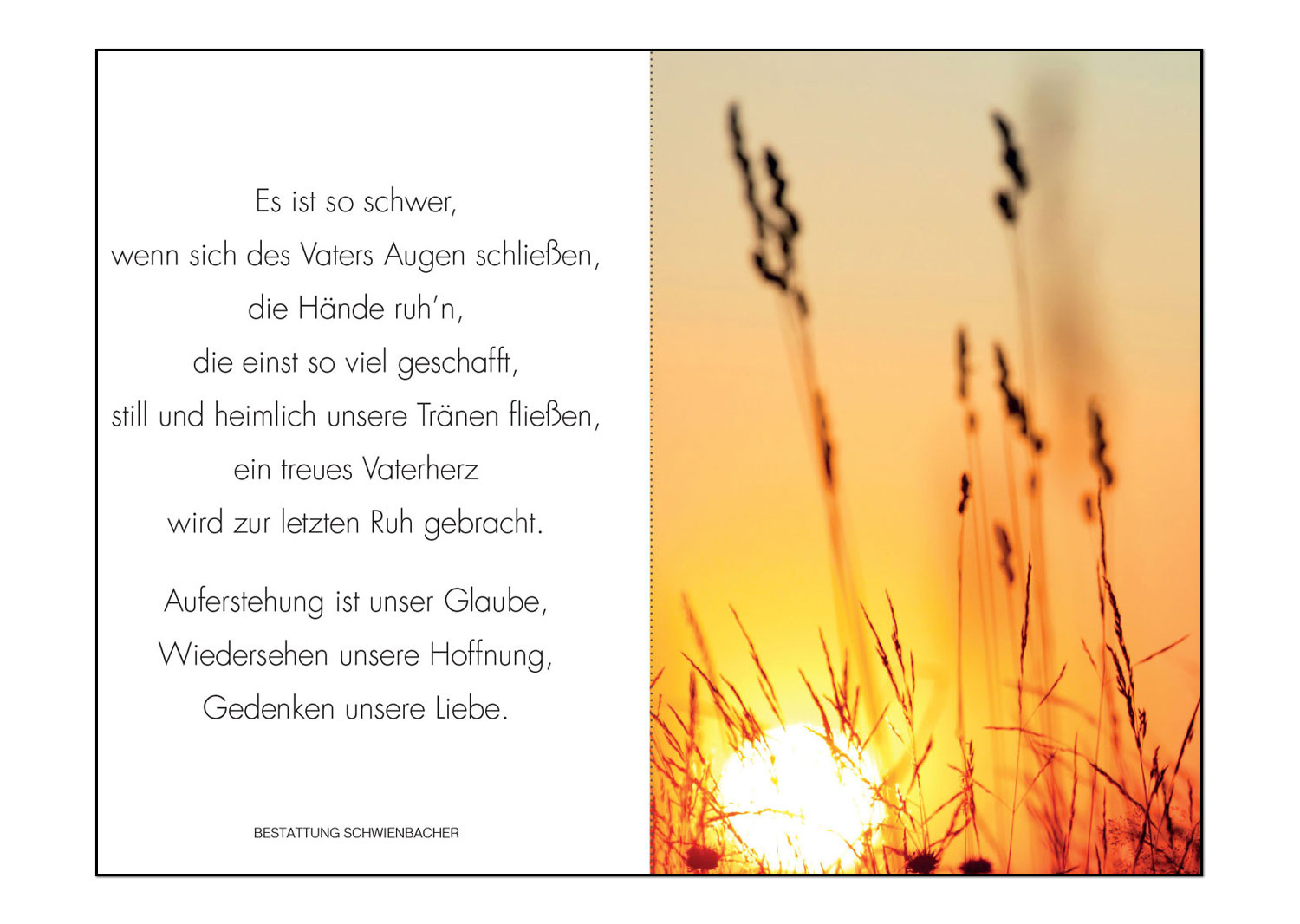 Sterbebild: Anton Schlar