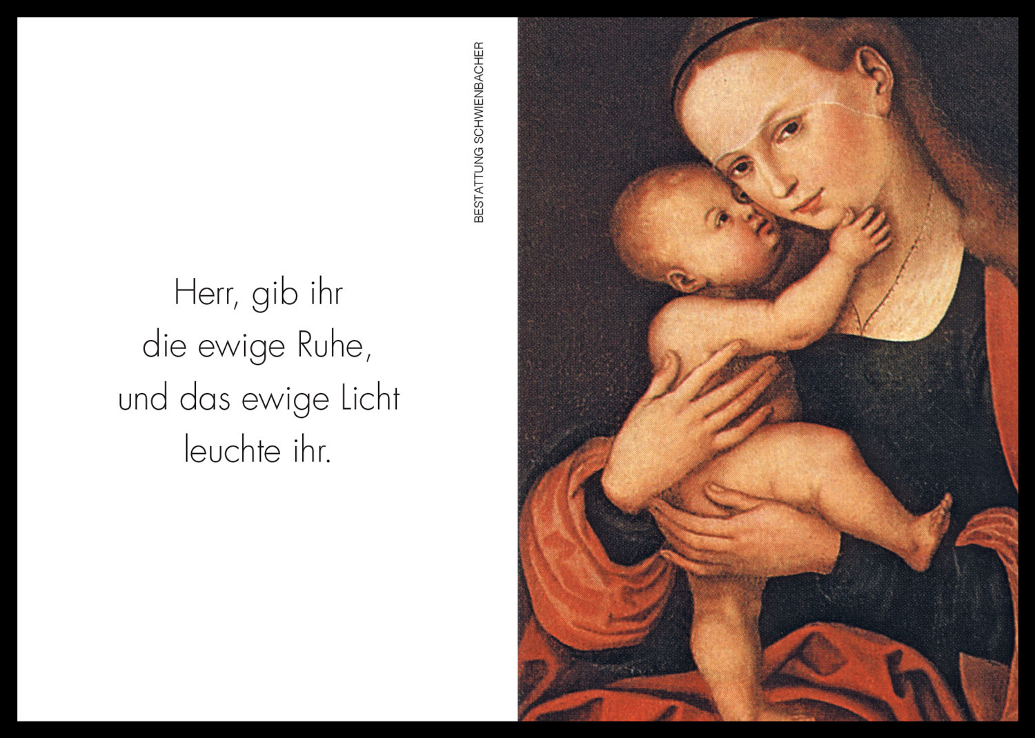 Sterbebild: Cäcilia Malleier