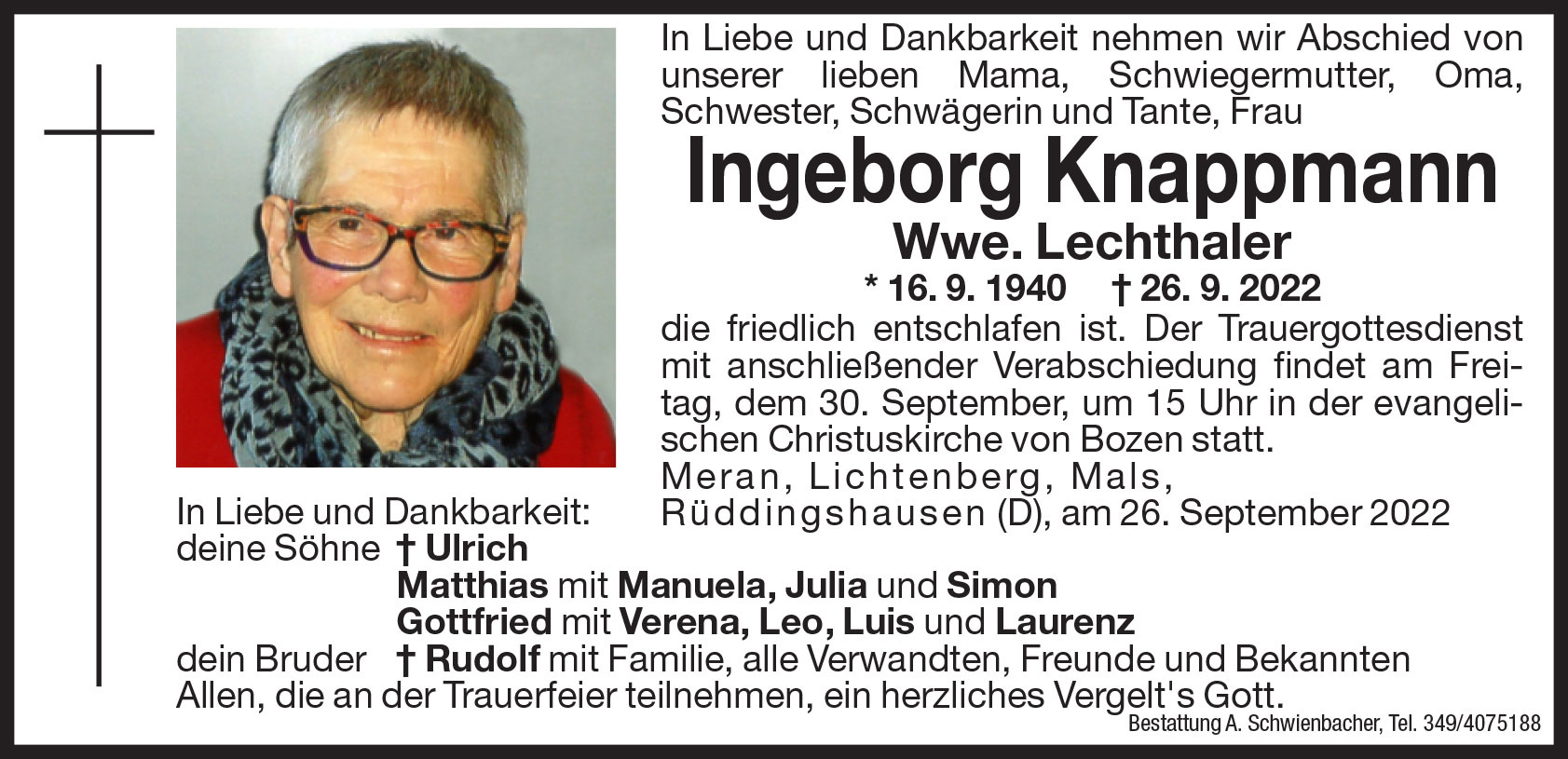 Medien: Ingeborg Knappmann