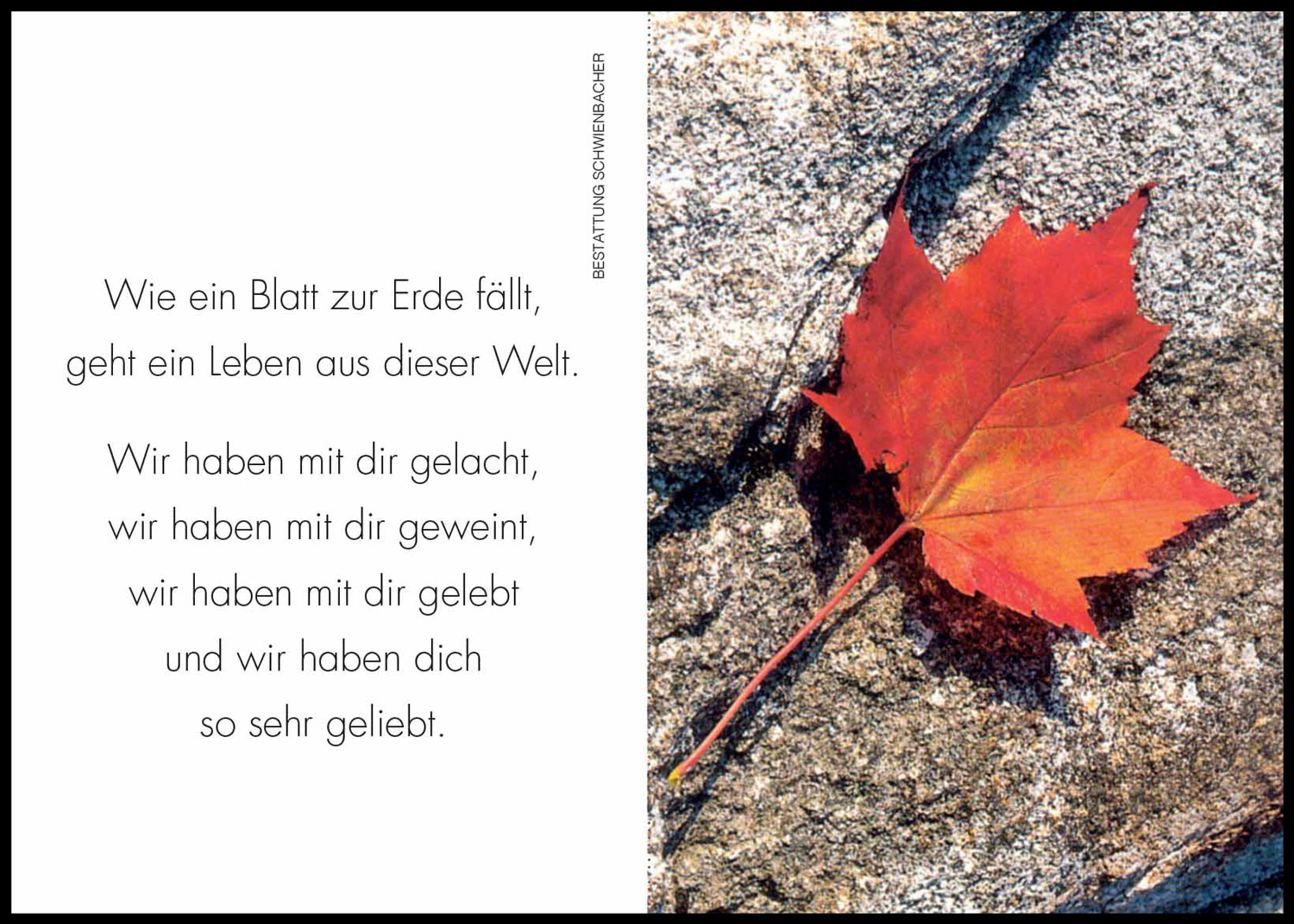 Sterbebild: Klaus Reider