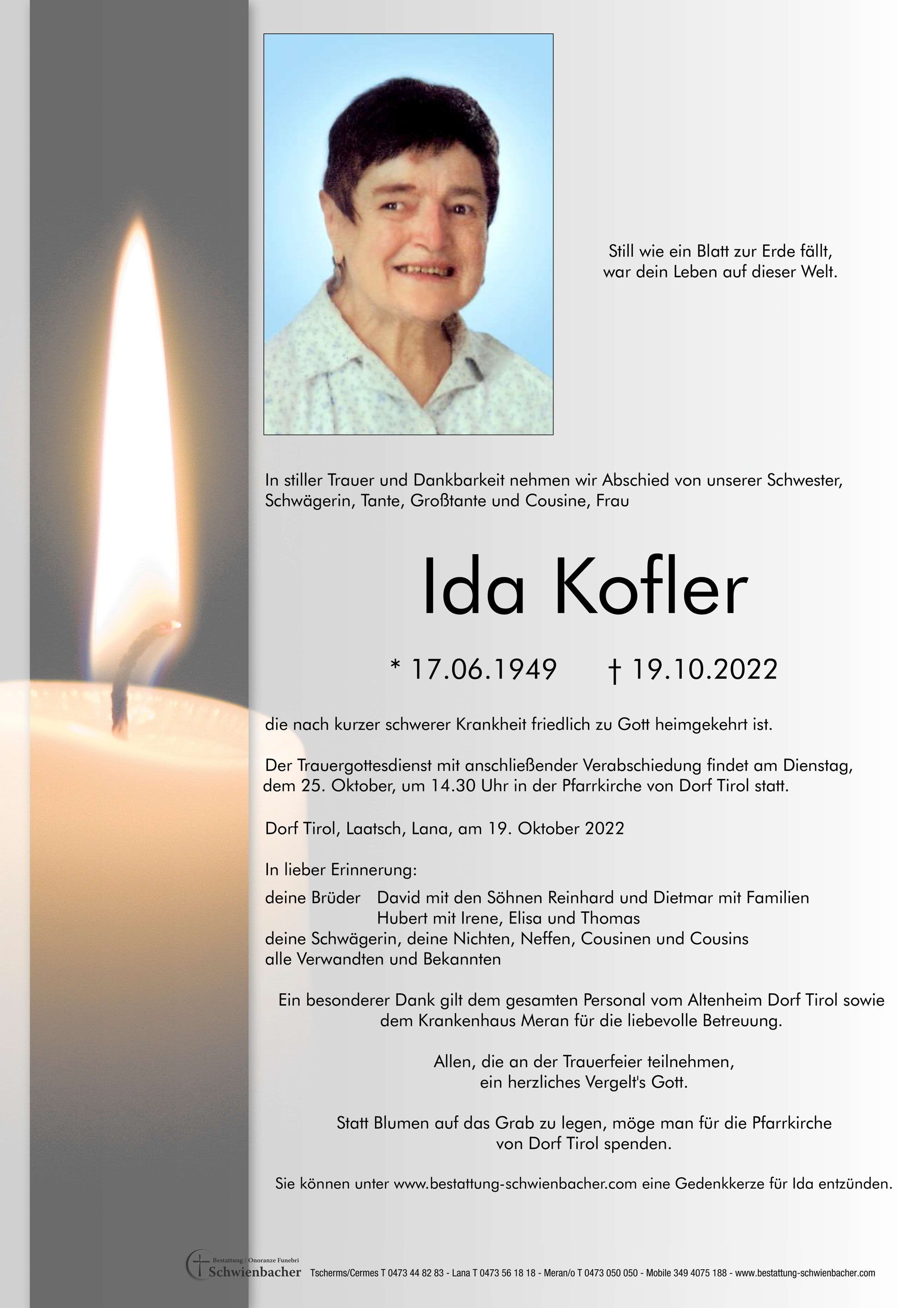 Parte: Ida Kofler 