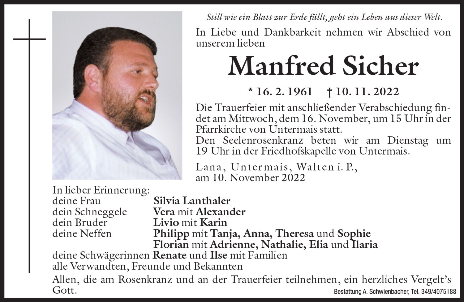 Medien: Manfred Sicher