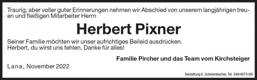 Medien: Herbert Pixner